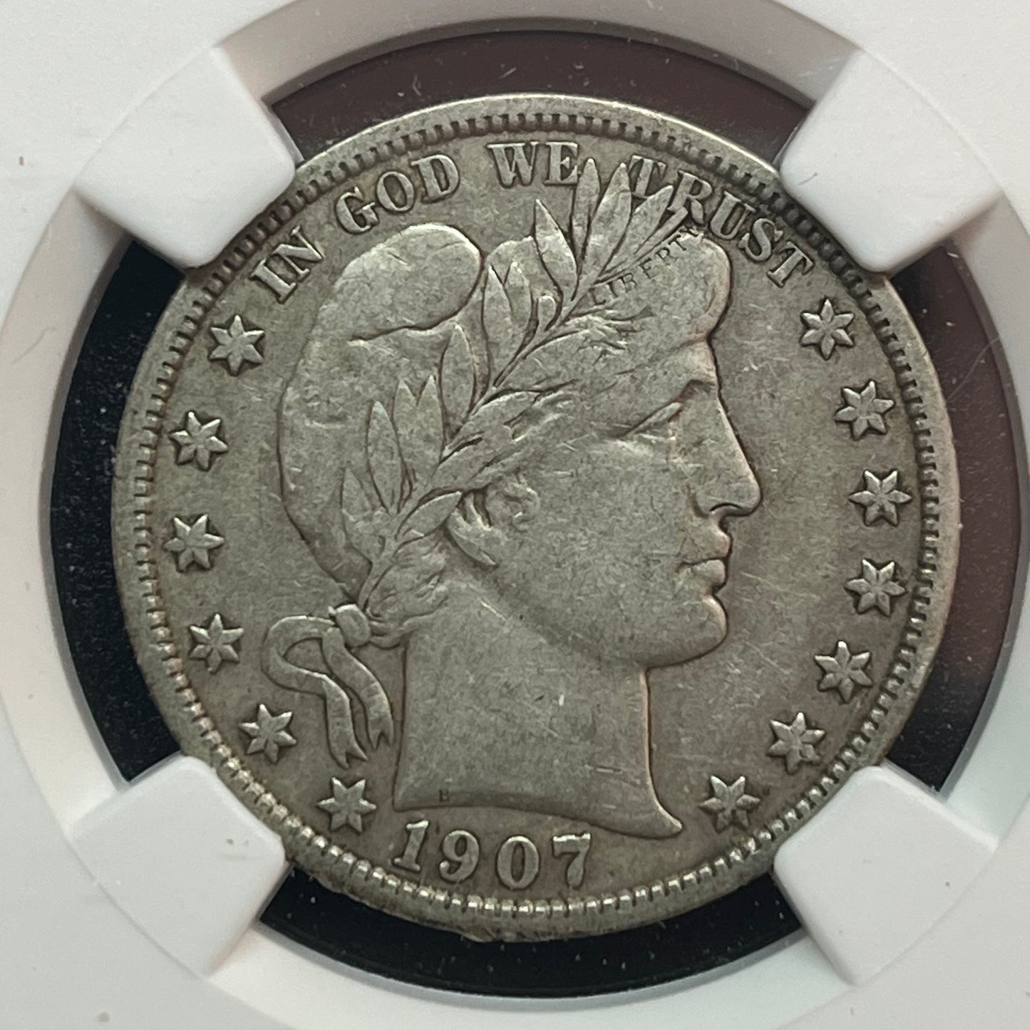 1907 Barber Half Dollar - GRADE VF 20