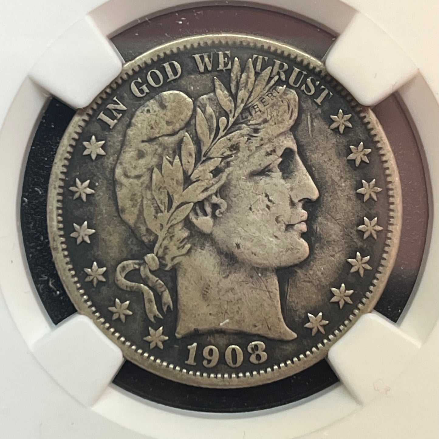 1908-O Barber Half Dollar - GRADE VF 25