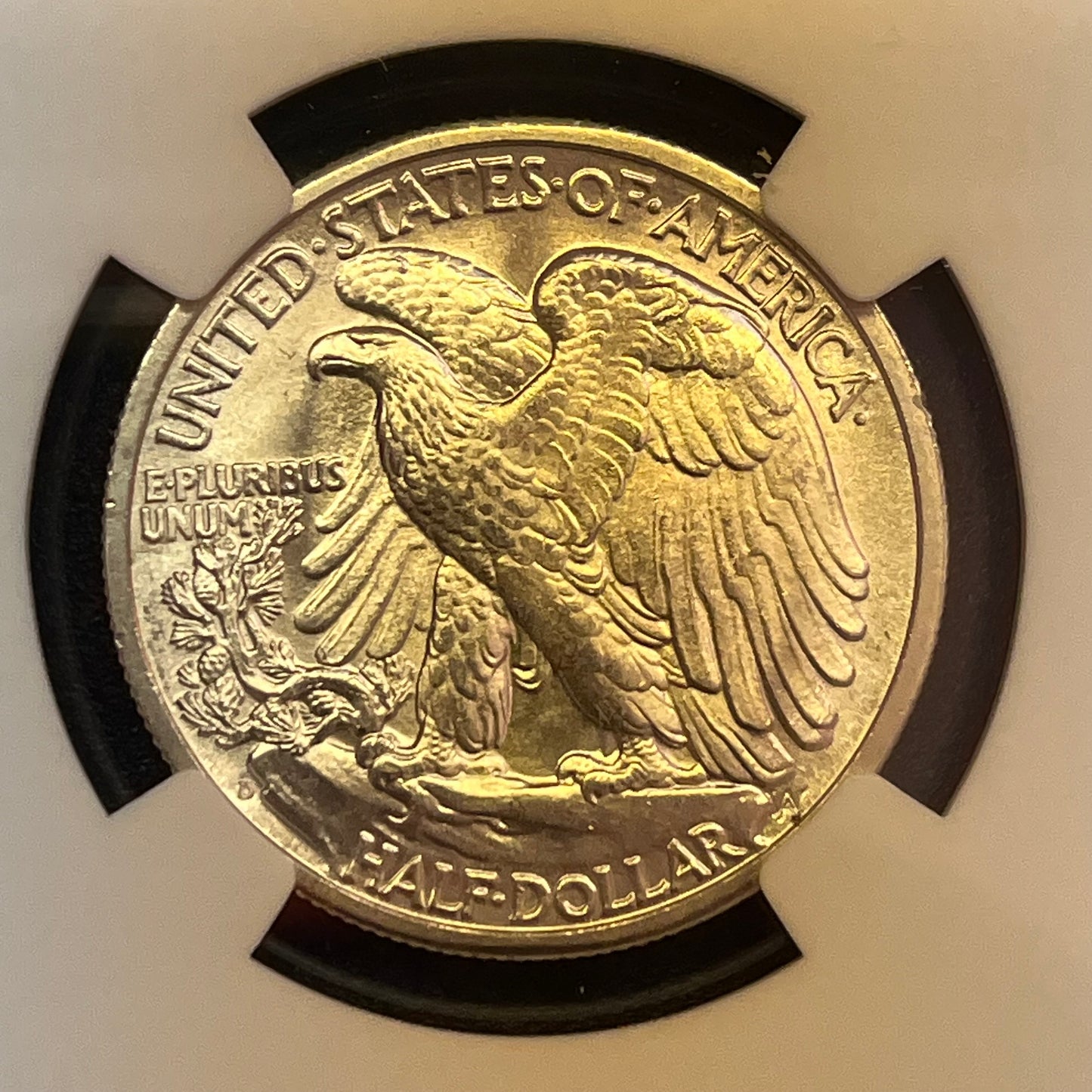 AT COST 1942-D Walking Liberty Half Dollar - GRADE MS 63