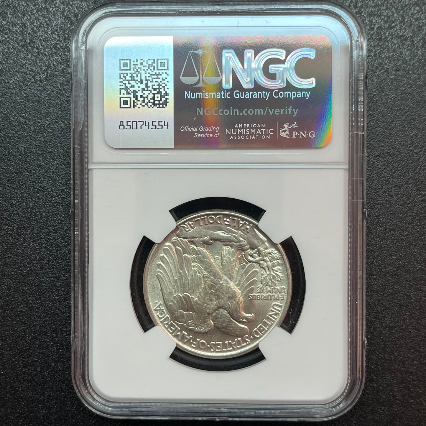 AT COST 1945 Walking Liberty Half Dollar - GRADE MS 62