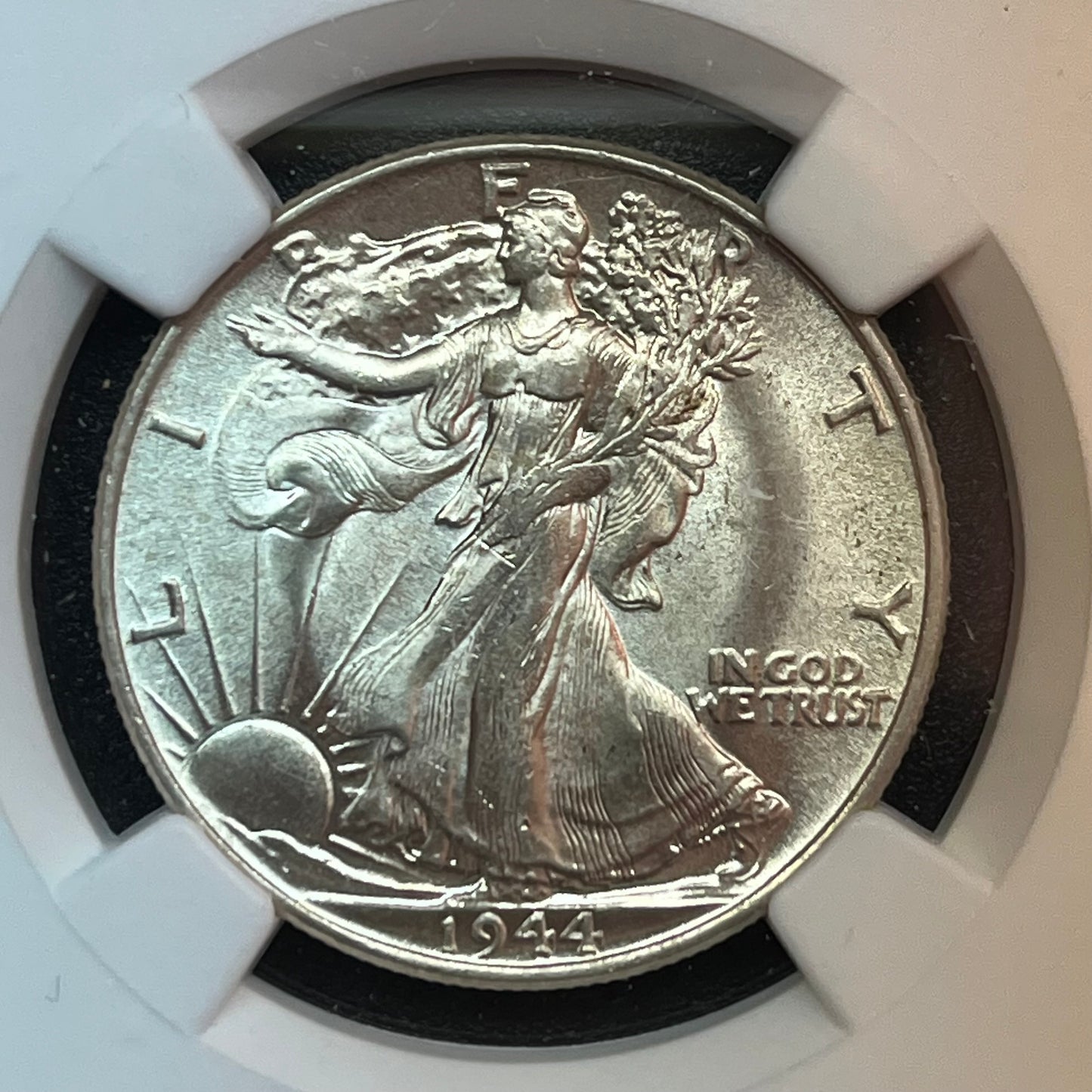 AT COST 1944 Walking Liberty Half Dollar - GRADE MS 63